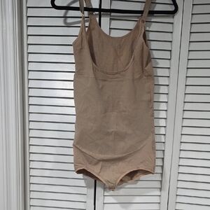 Source Unknown Tan Shapewear Bodysuit